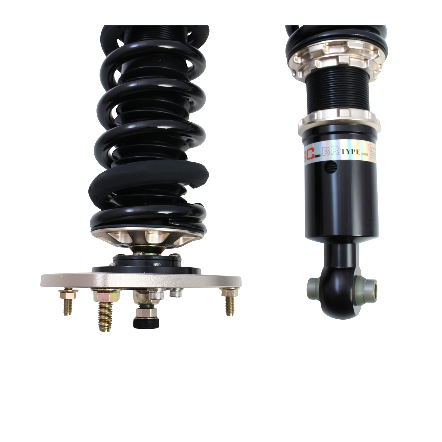 BC Racing BR Series coilovers on white background