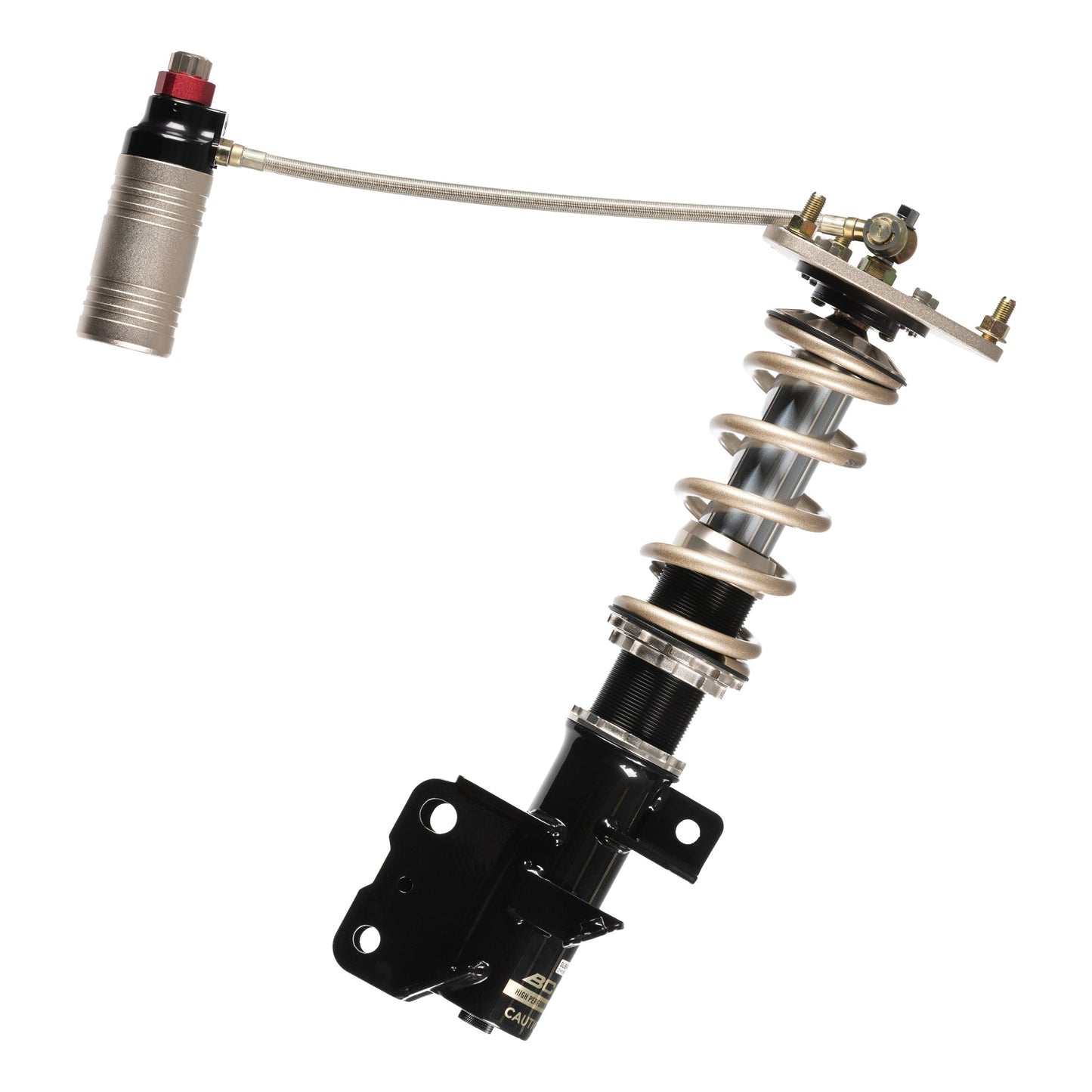 BC Racing ZR Series coilover on white background