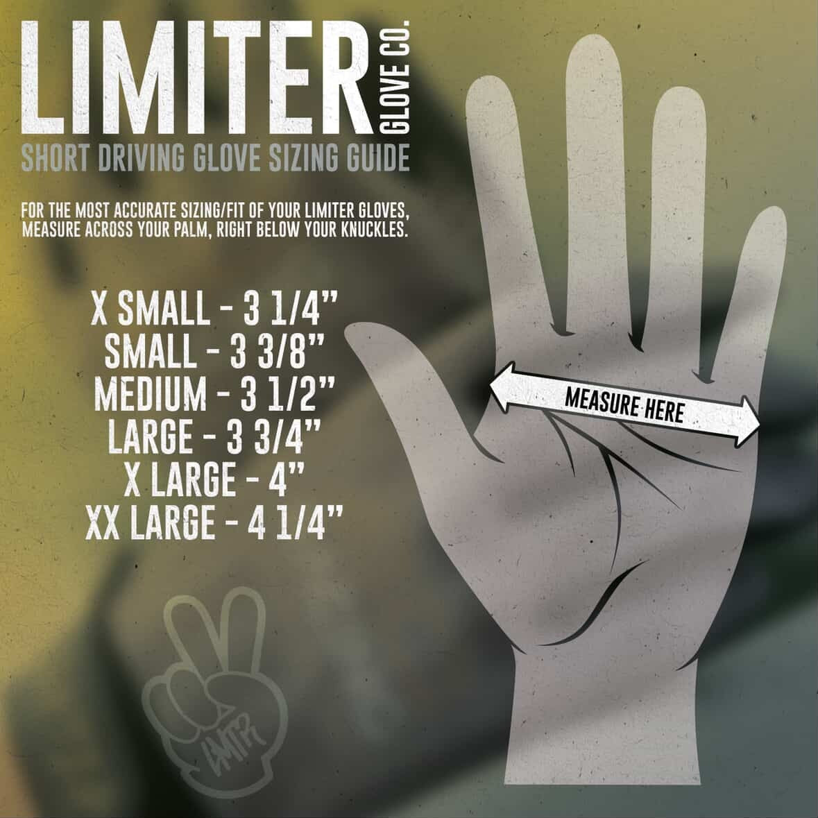 BC Racing Gloves - Measurement