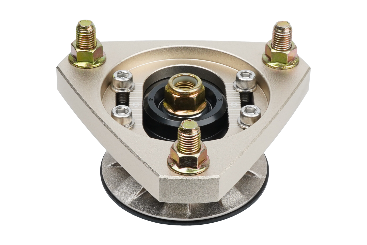 BC racing gold upper mount on white background