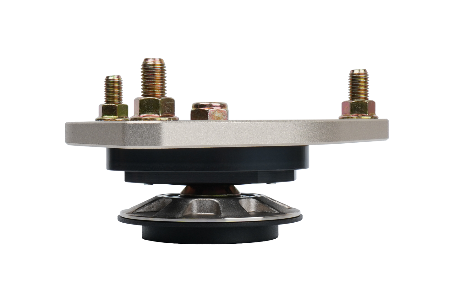 Gold BC Racing upper mount on white background