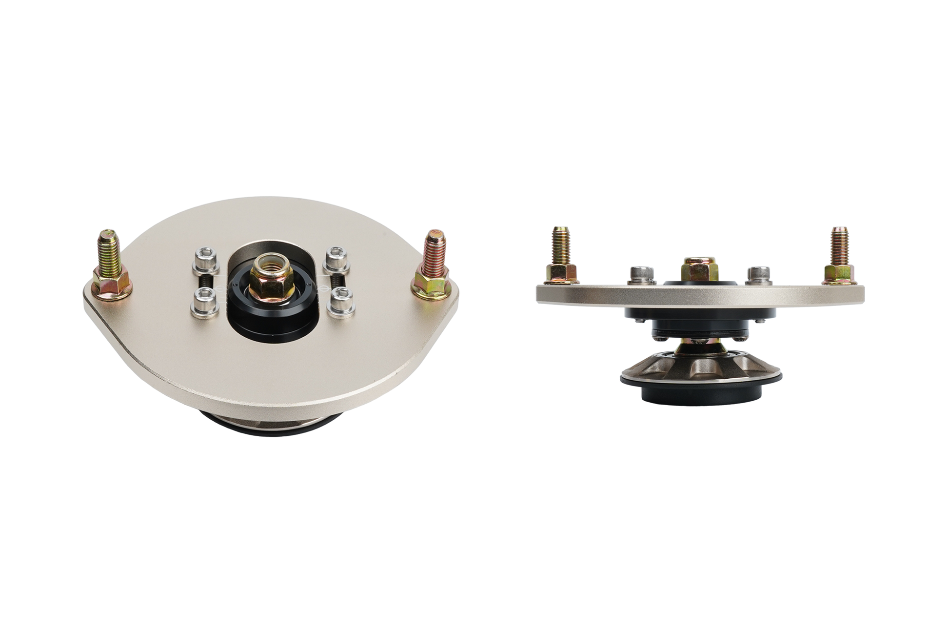 BC racing gold upper mount on white background