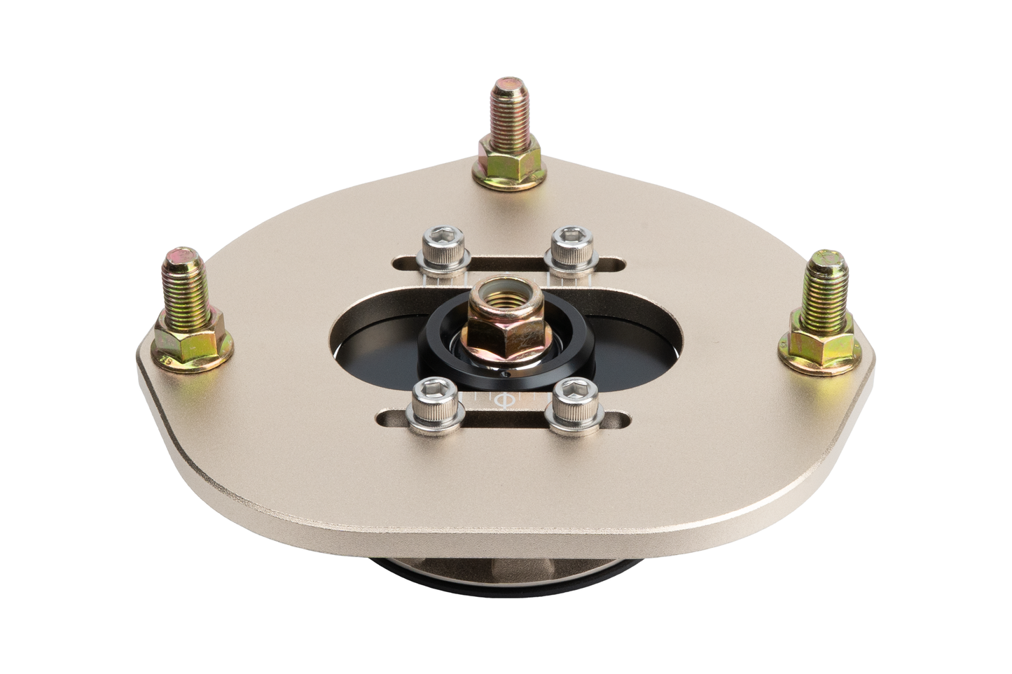 BC racing gold upper mount on white background