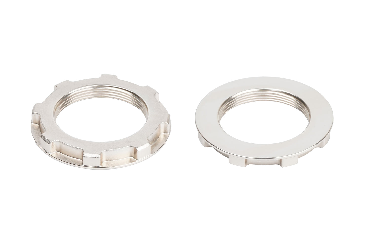 BC Racing gold lock ring on white background