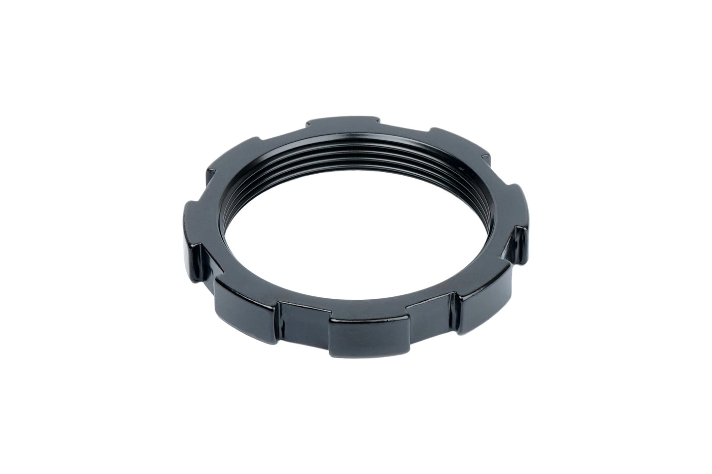 BC Racing gold aluminum lock ring on a white background