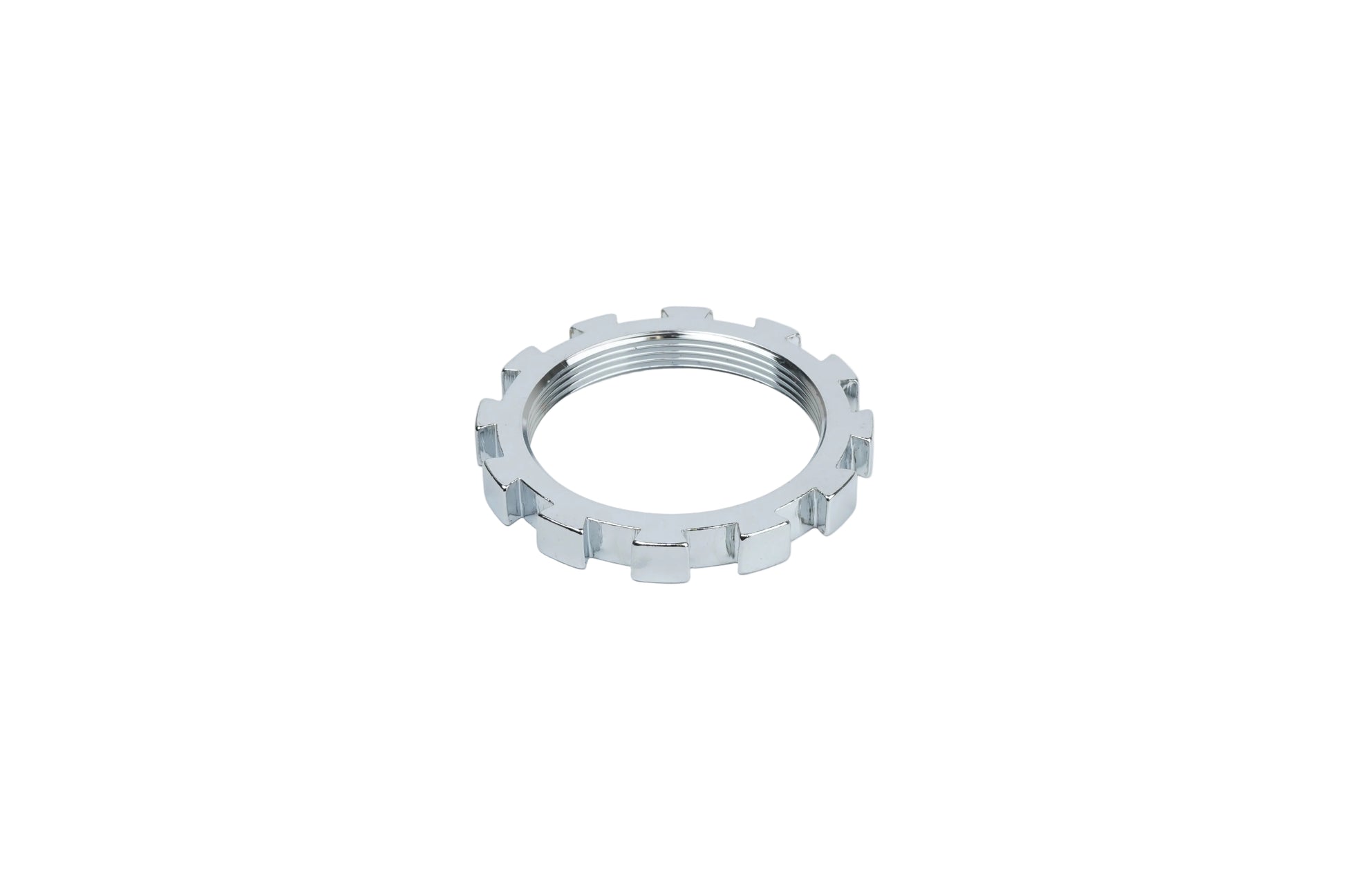 BC Racing silver lock ring on white background
