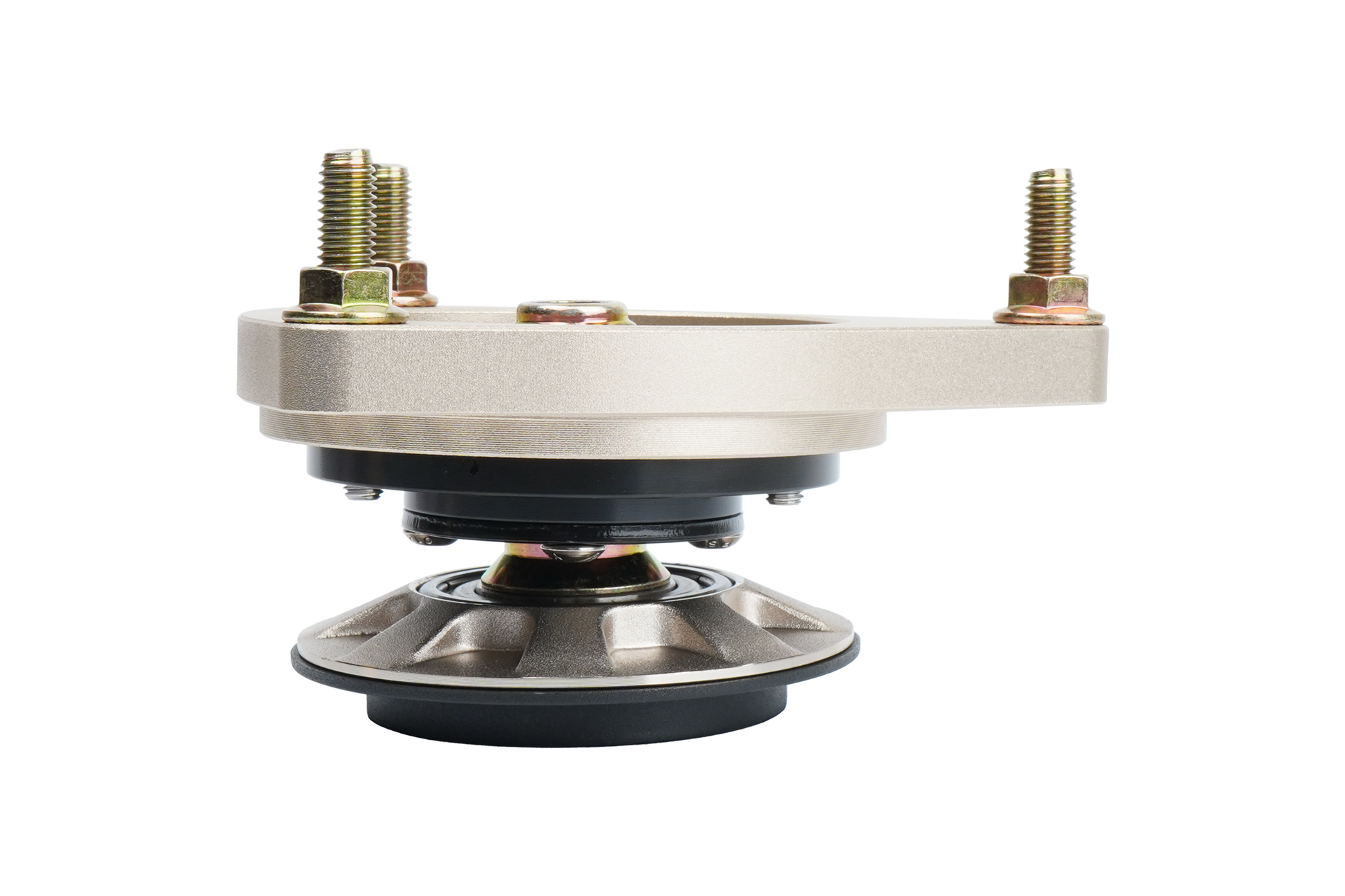 Gold BC Racing upper mount on white background