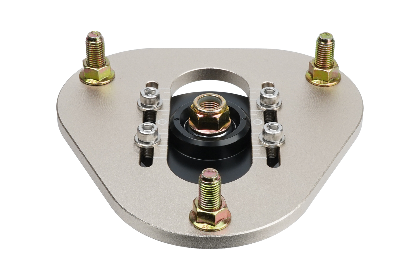 BC racing gold upper mount on white background