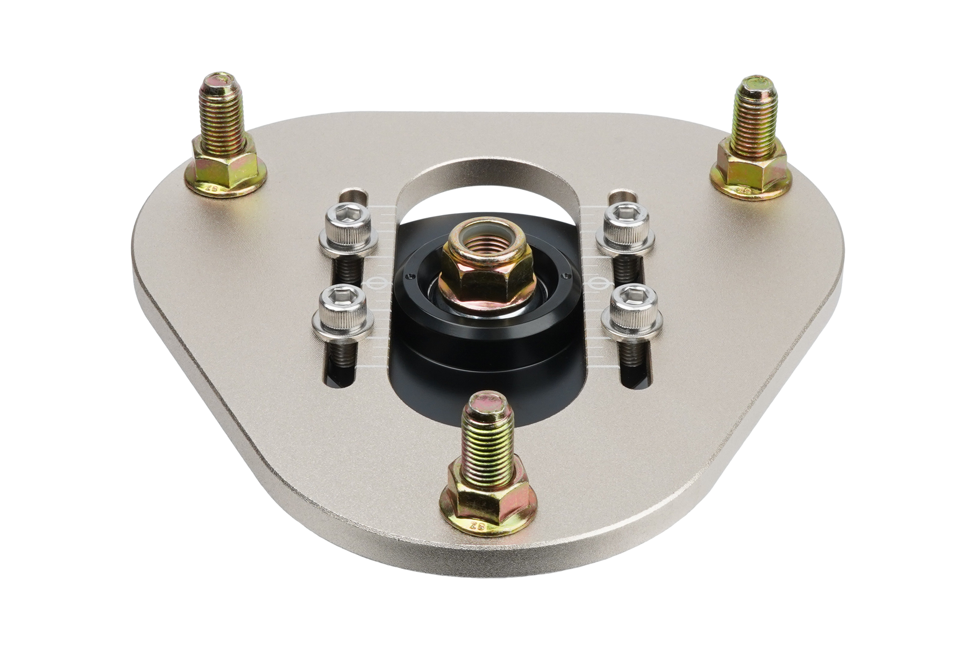 BC racing gold upper mount on white background