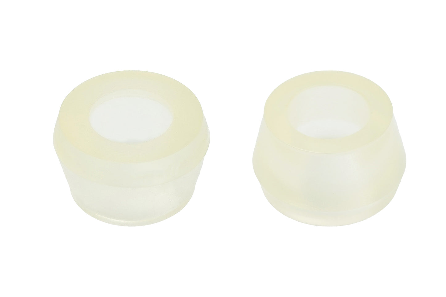 Off-White BC Racing polyurethane bushing on white background