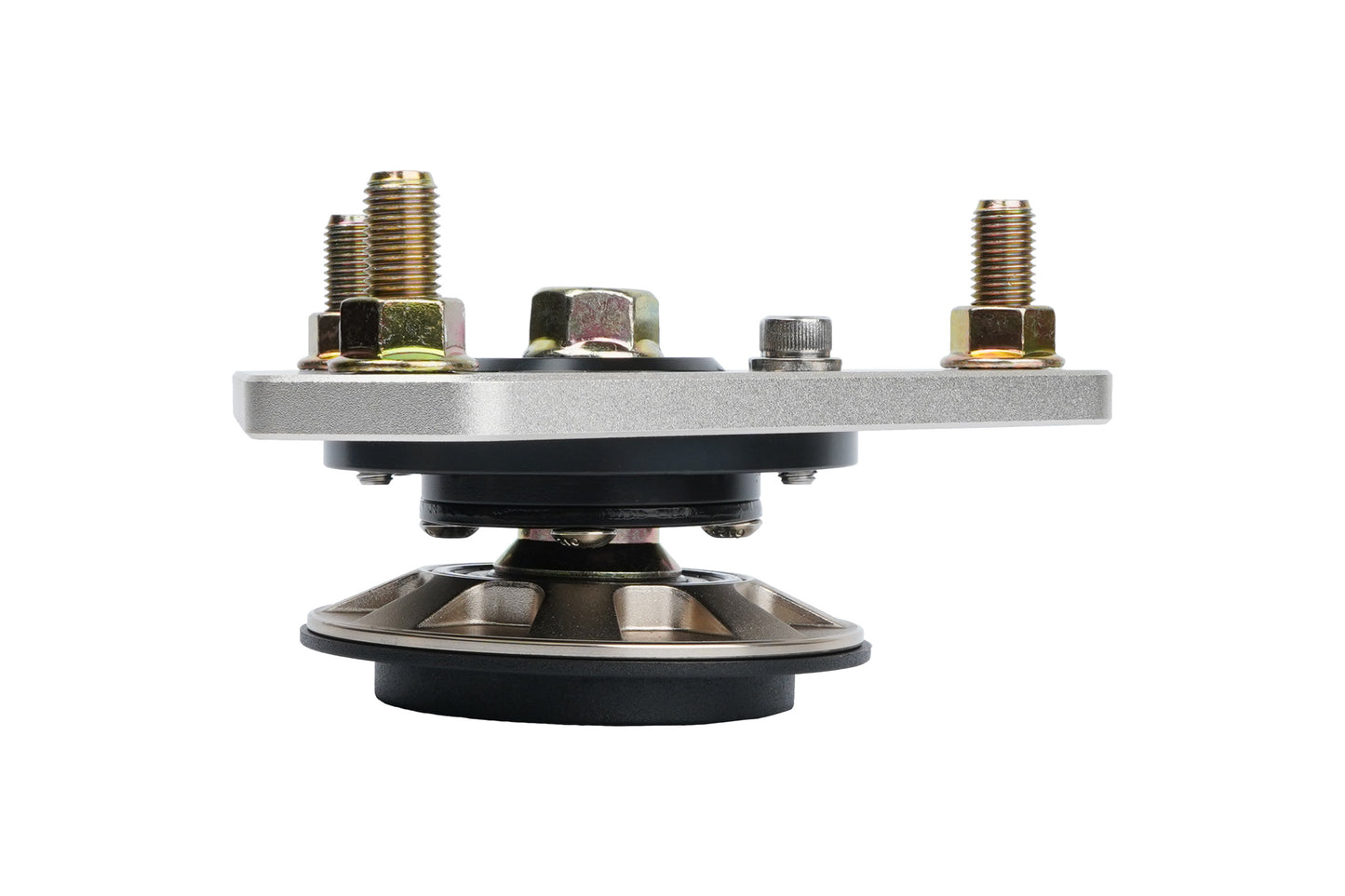 Gold BC Racing upper mount on white background