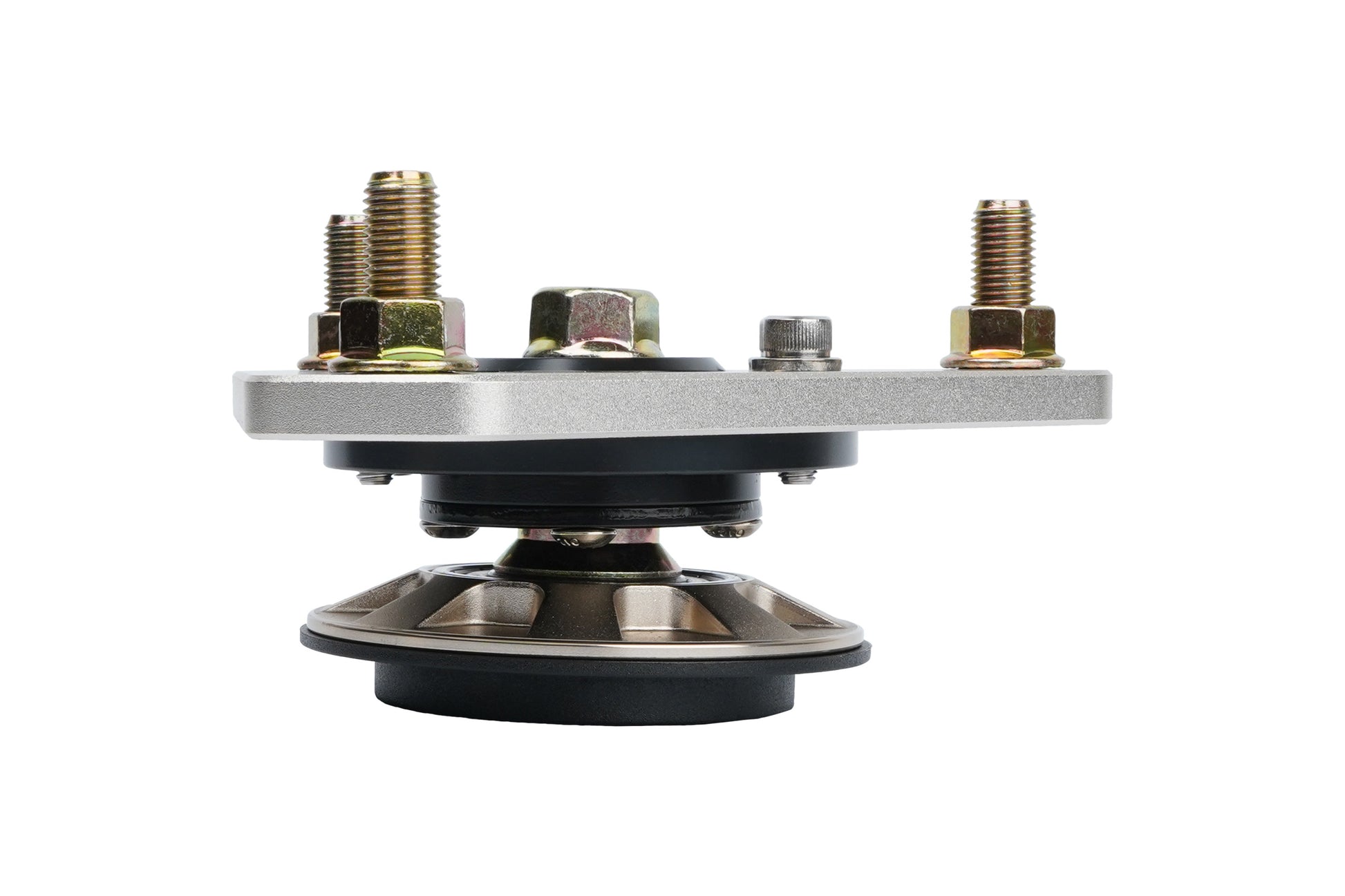 Gold BC Racing upper mount on white background