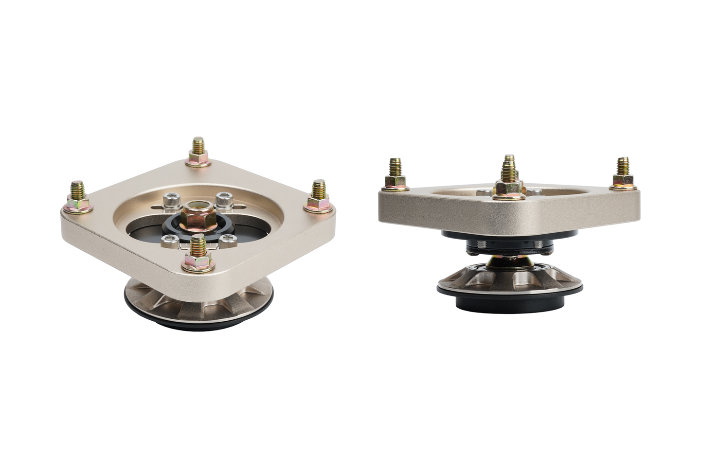 BC racing gold upper mount on white background