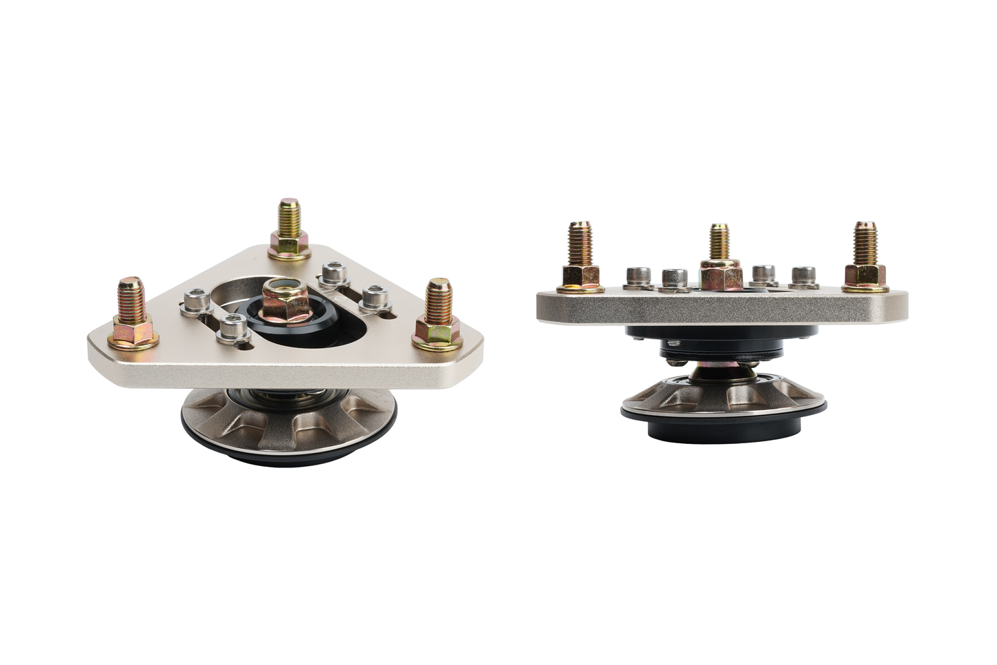 BC racing gold upper mount on white background
