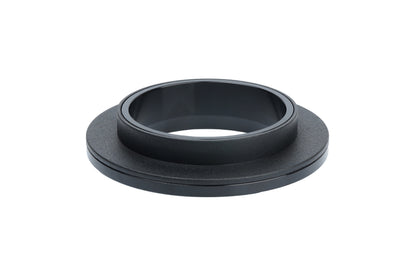 Black BC Racing upper spring seat on white background