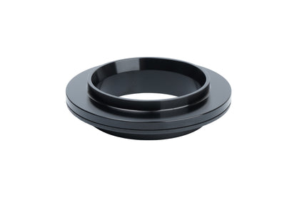 Black BC Racing upper spring seat on white background