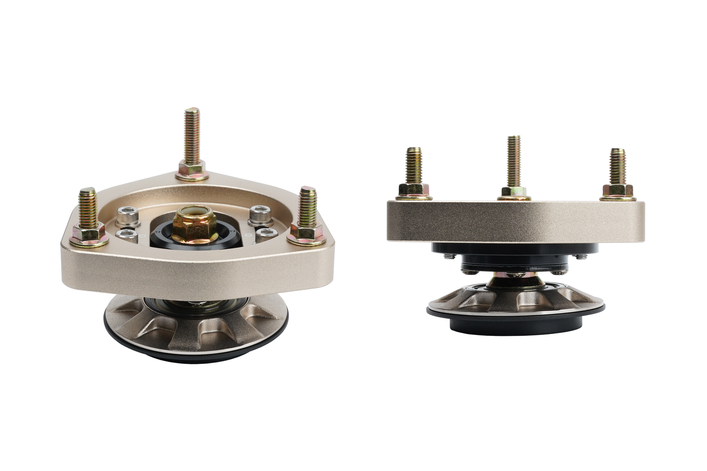 BC racing gold upper mount on white background