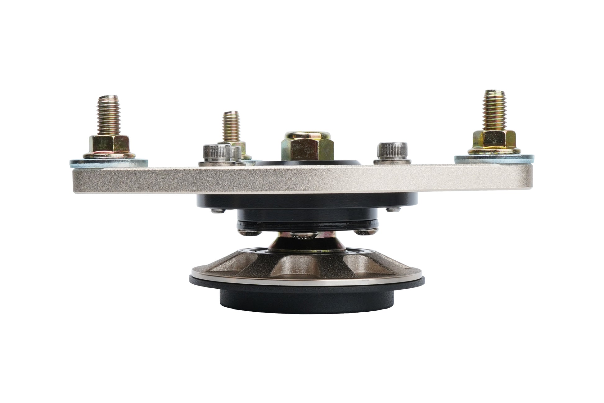 Gold BC Racing upper mount on white background