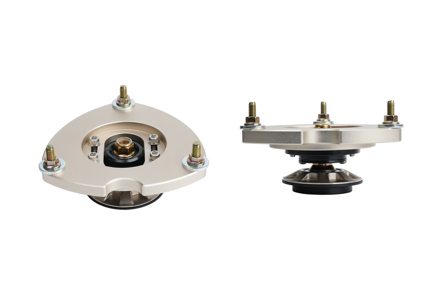 BC racing gold upper mount on white background