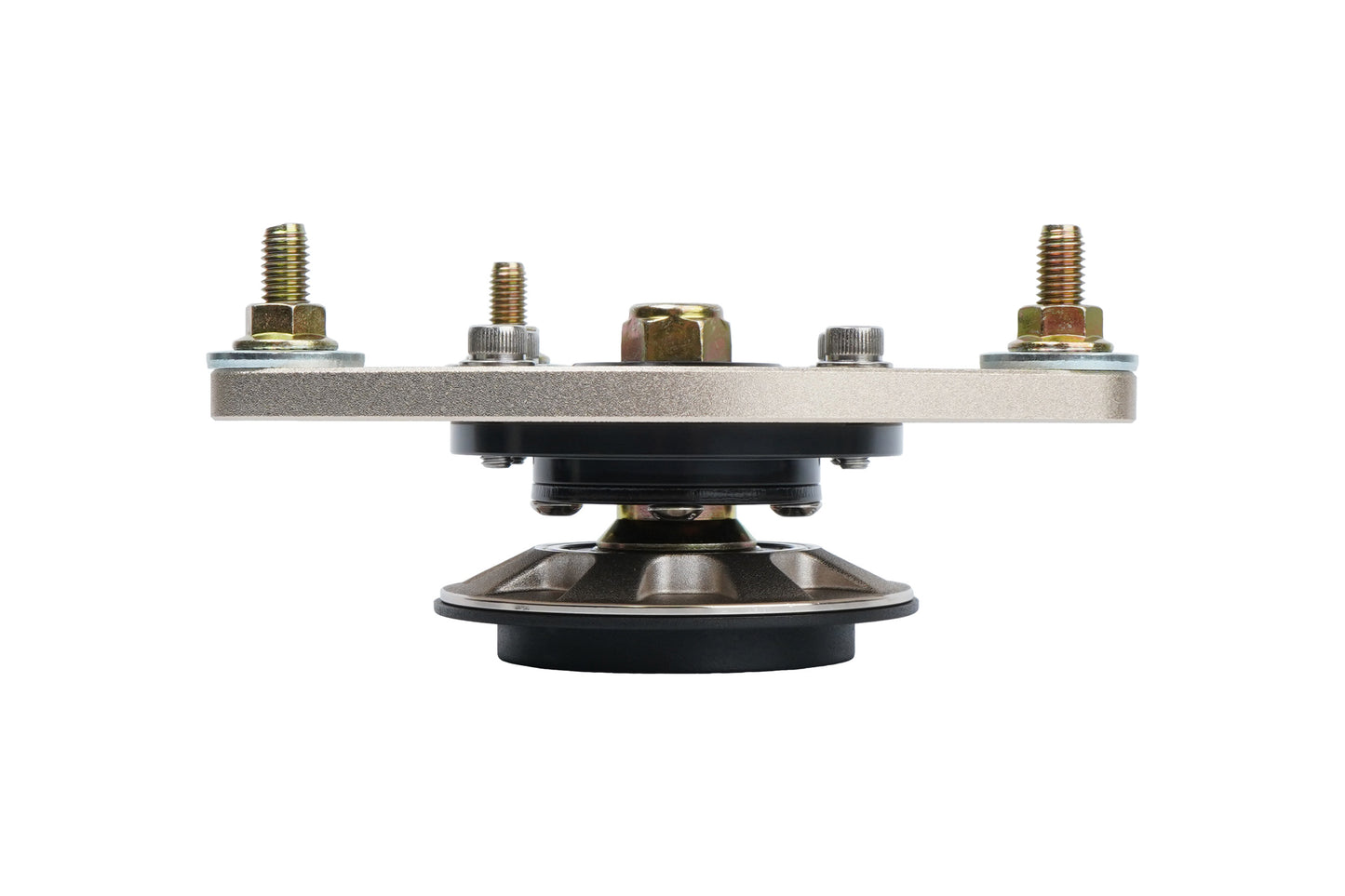 Gold BC Racing upper mount on white background