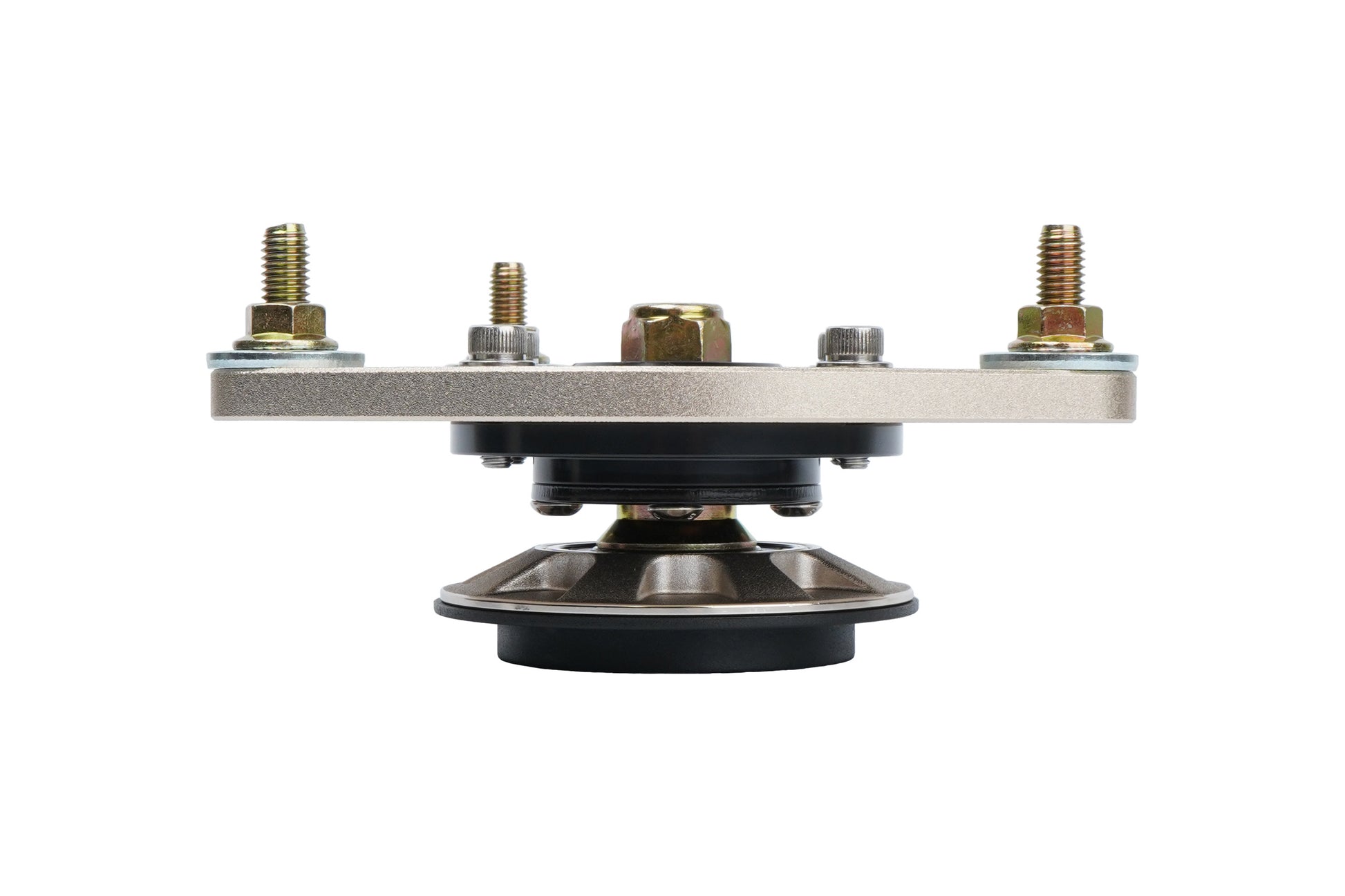 Gold BC Racing upper mount on white background