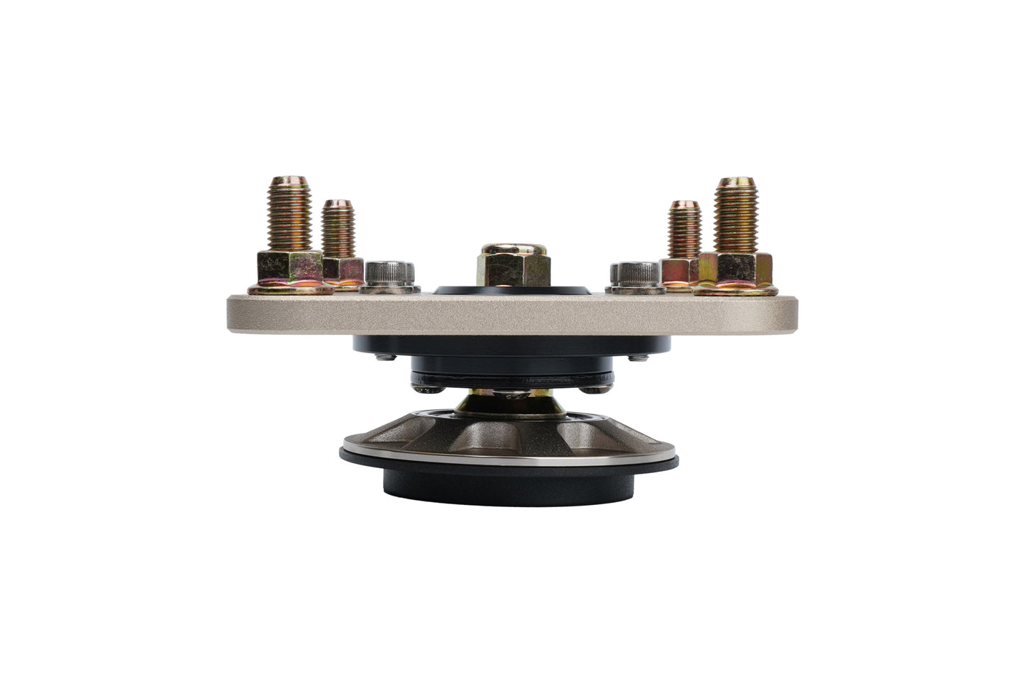 Gold BC Racing upper mount on white background