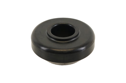 BC Racing black top pin rubber bushings on white background