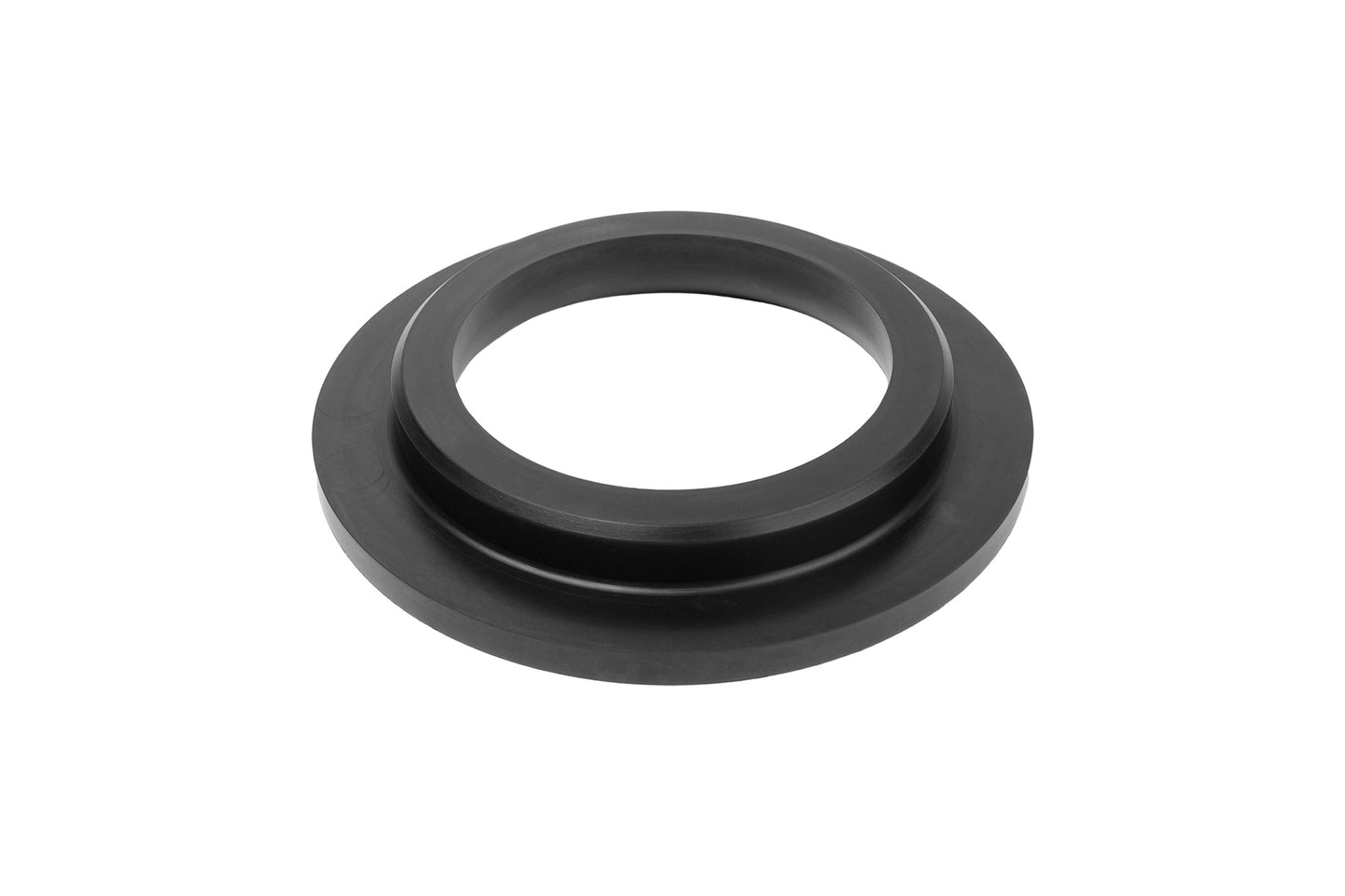 Black BC Racing rubber isolator on white background