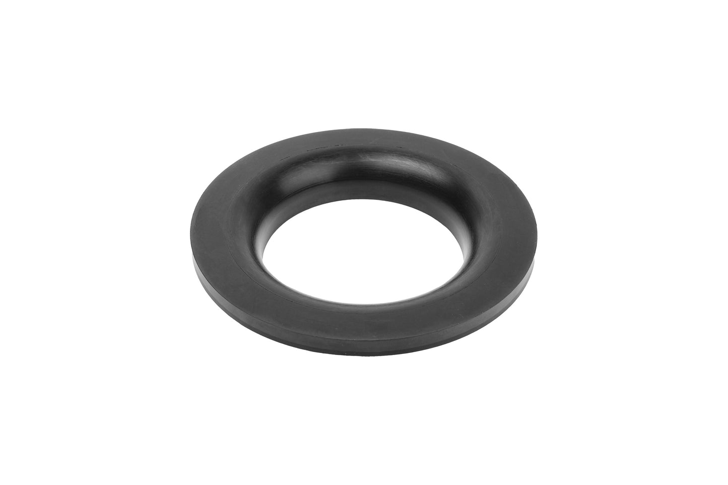 Black BC Racing rubber isolator on white background