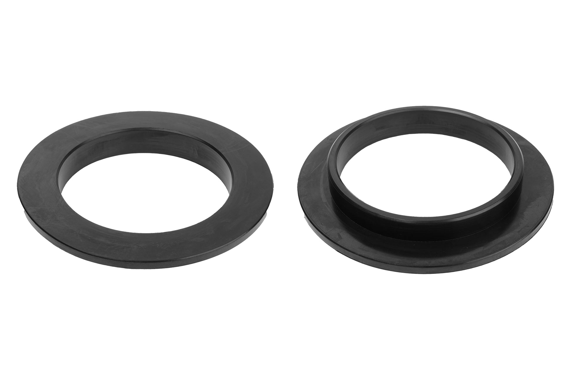 Black BC Racing rubber isolator on white background
