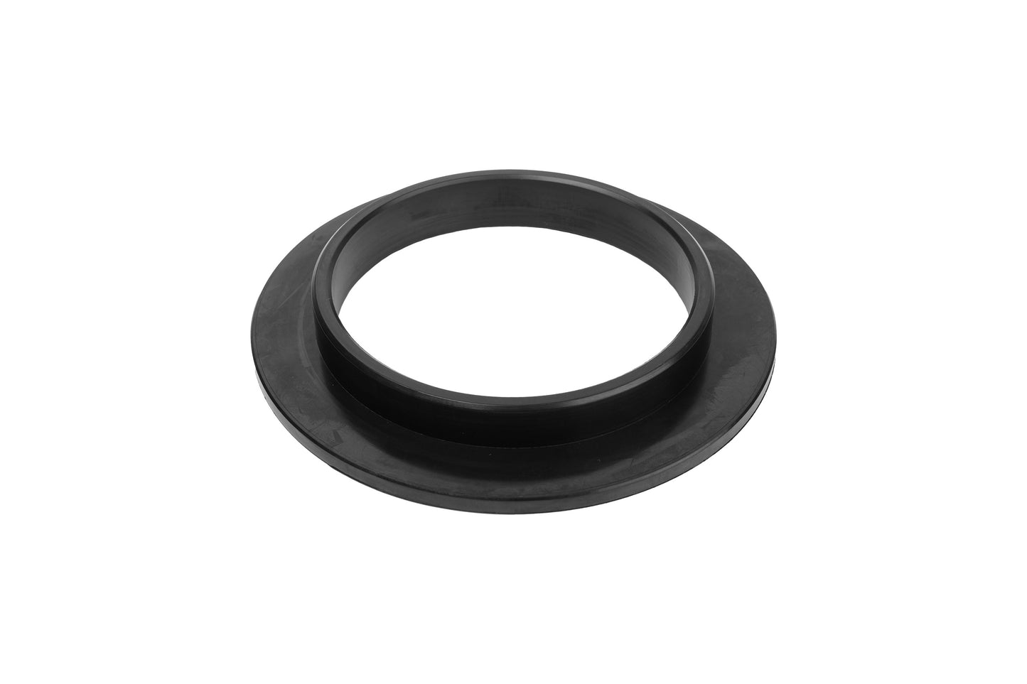 Black BC Racing rubber isolator on white background
