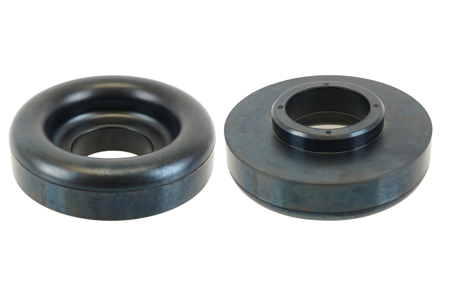 Black BC Racing rubber spring seat on white background