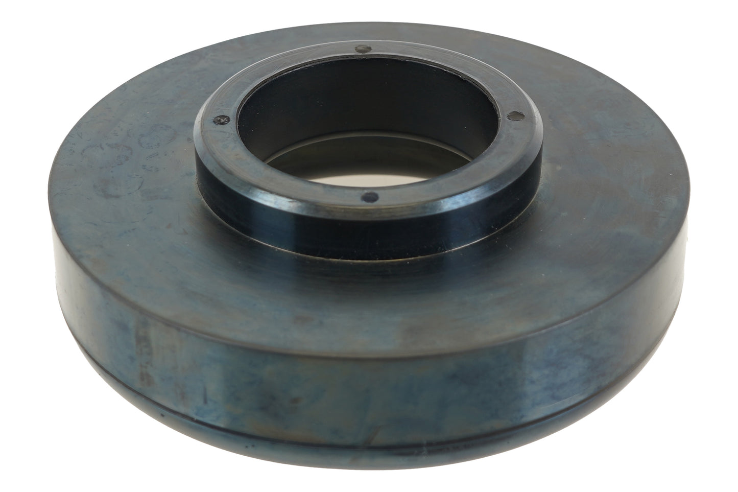 Black BC Racing rubber spring seat on white background