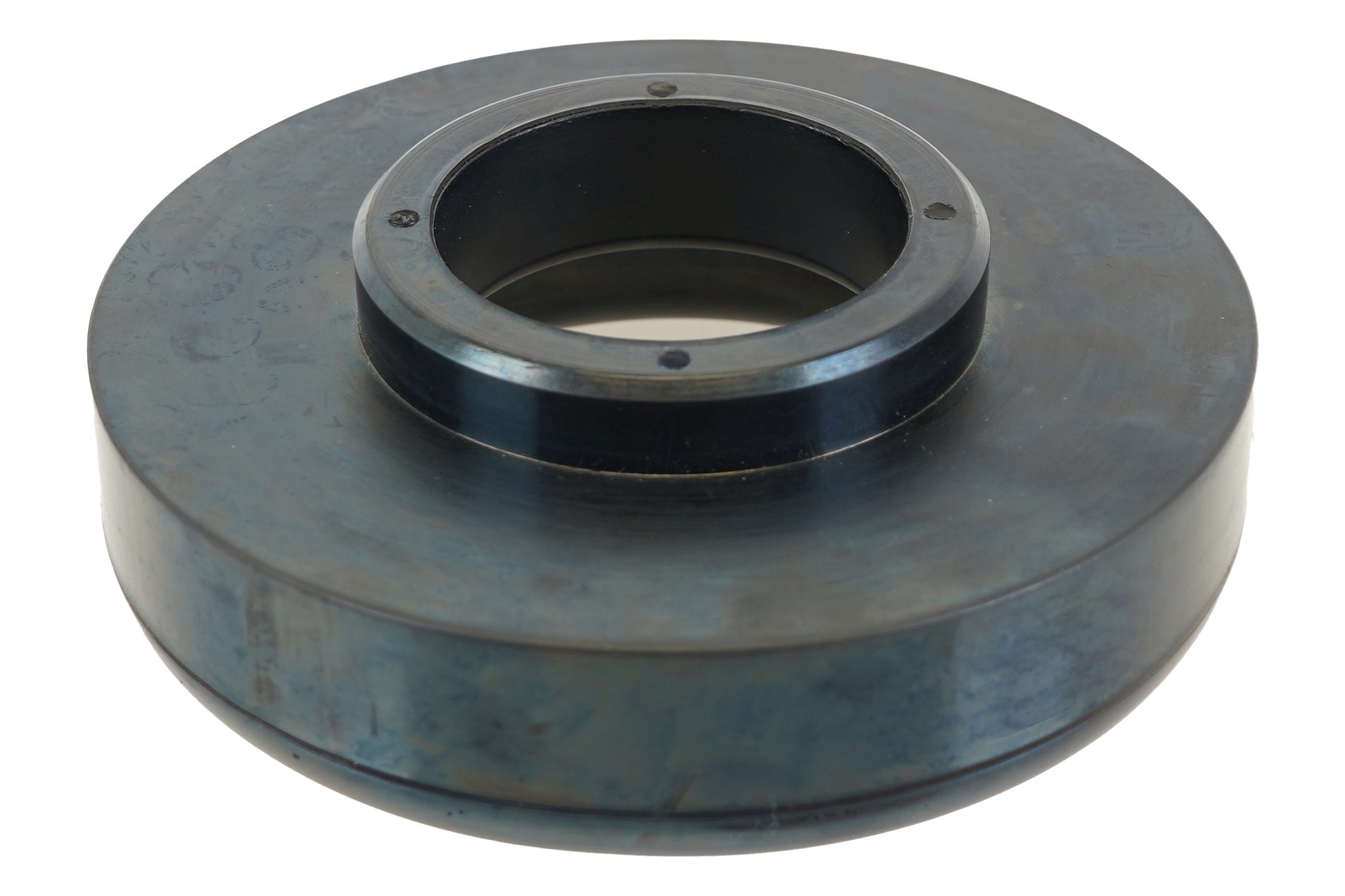 Black BC Racing rubber spring seat on white background