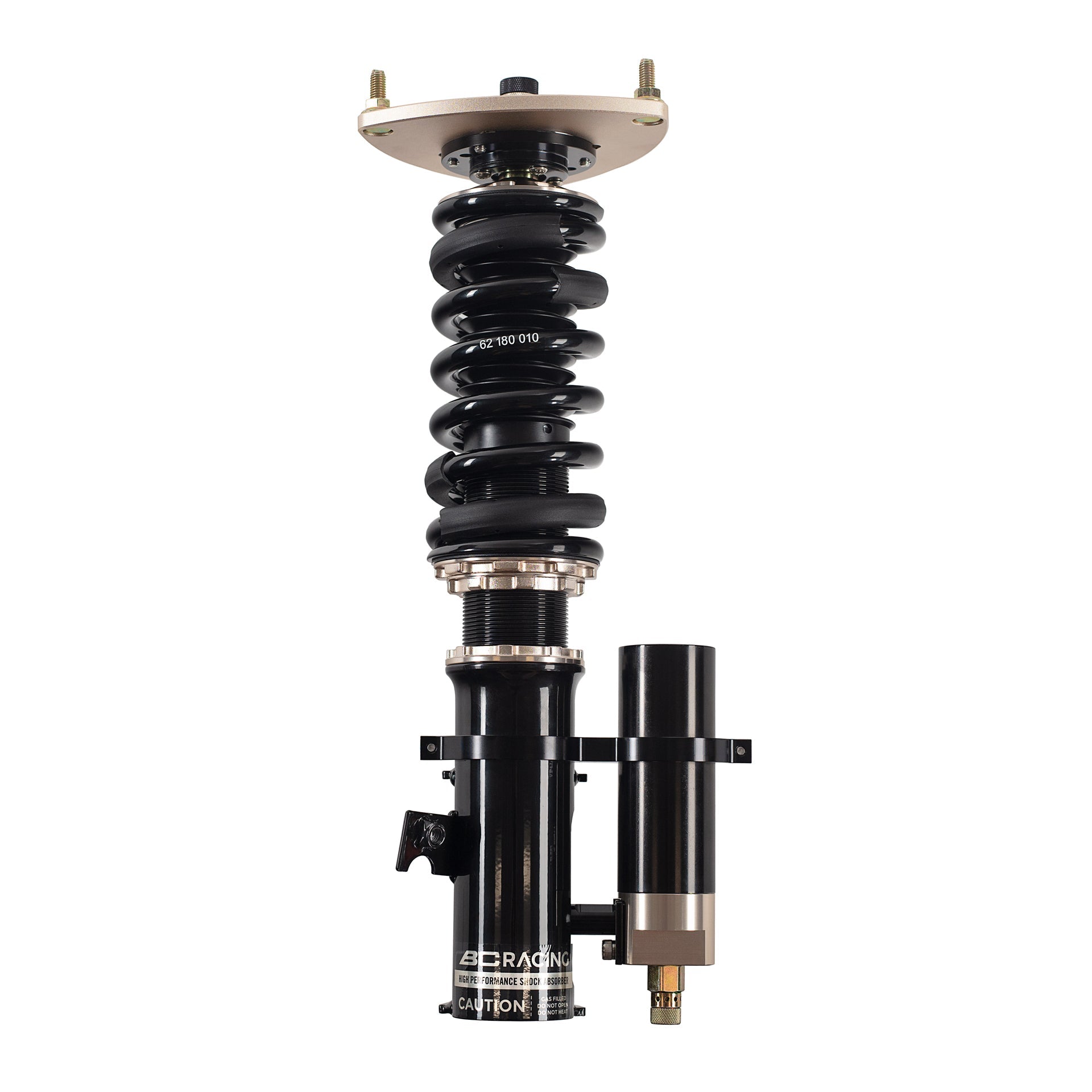 BC Racing ZR Series coilover on white background