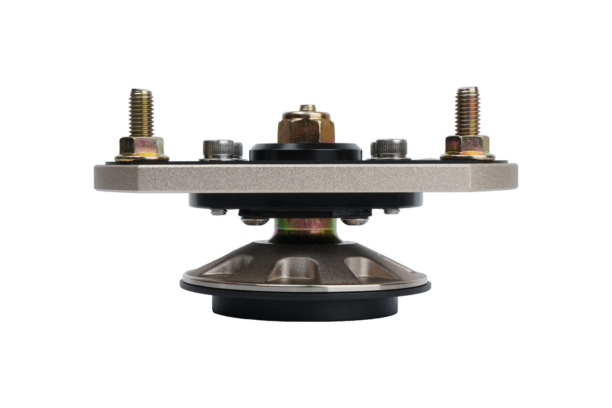 Gold BC Racing upper mount on white background