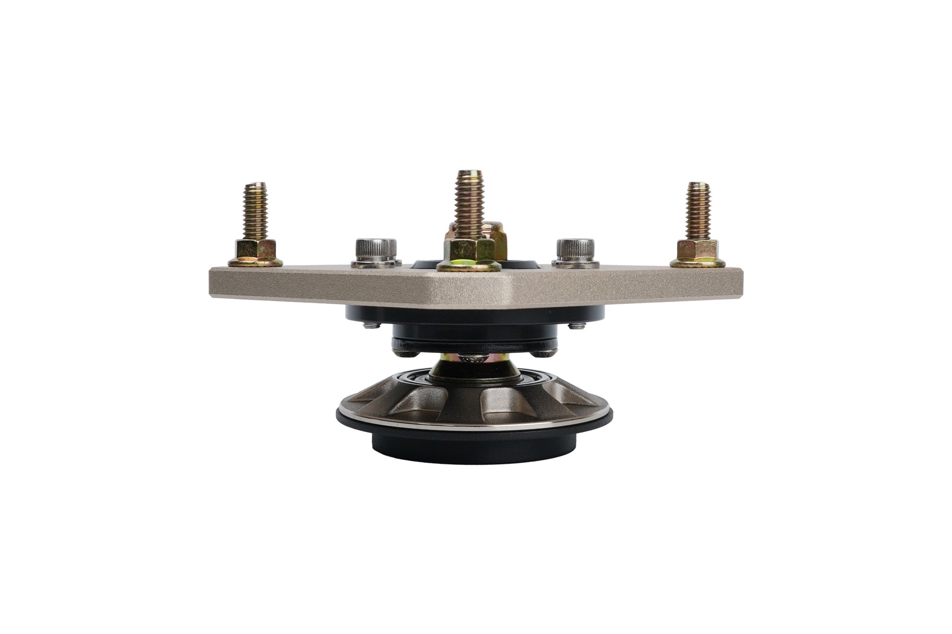 Gold BC Racing upper mount on white background