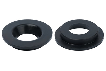 Black BC Racing rubber isolator on white background