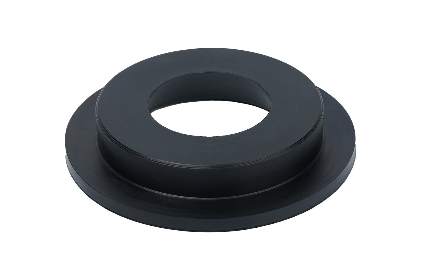 Black BC Racing rubber isolator on white background
