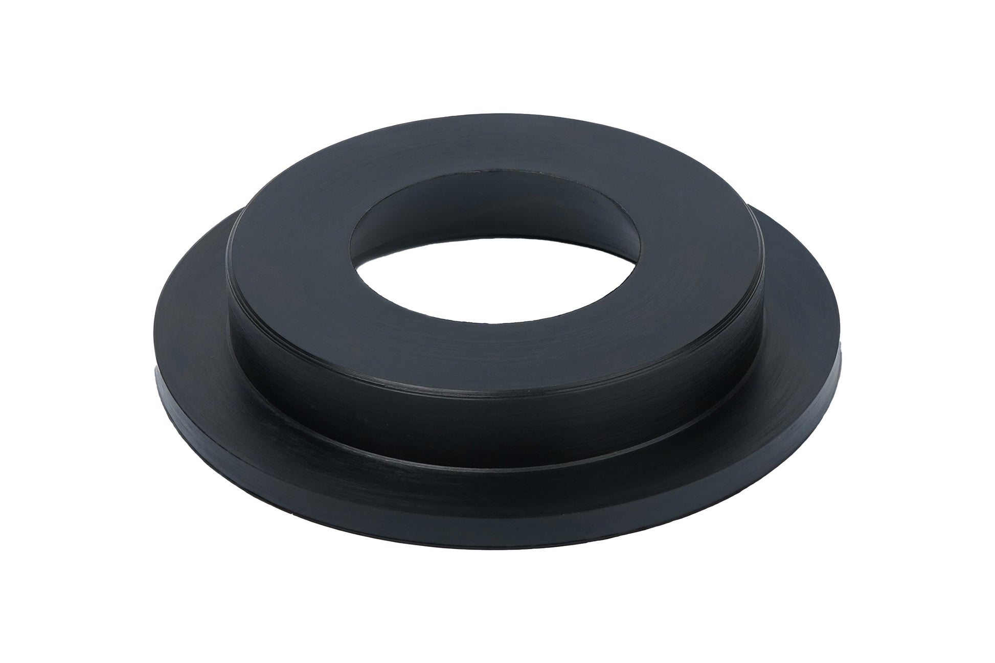Black BC Racing rubber isolator on white background