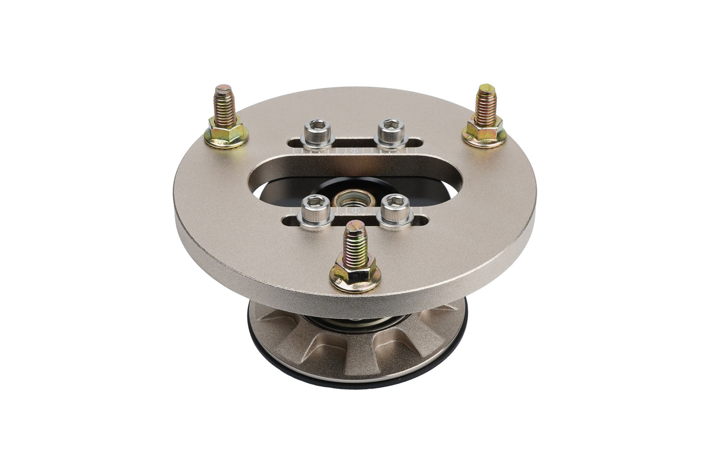 Gold BC Racing upper mount on white background