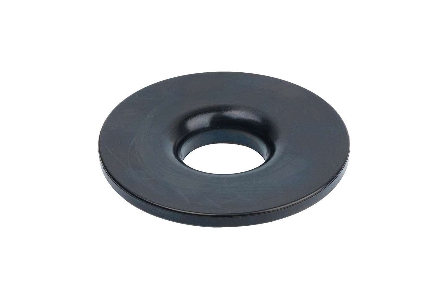Black BC Racing rubber isolators on white background