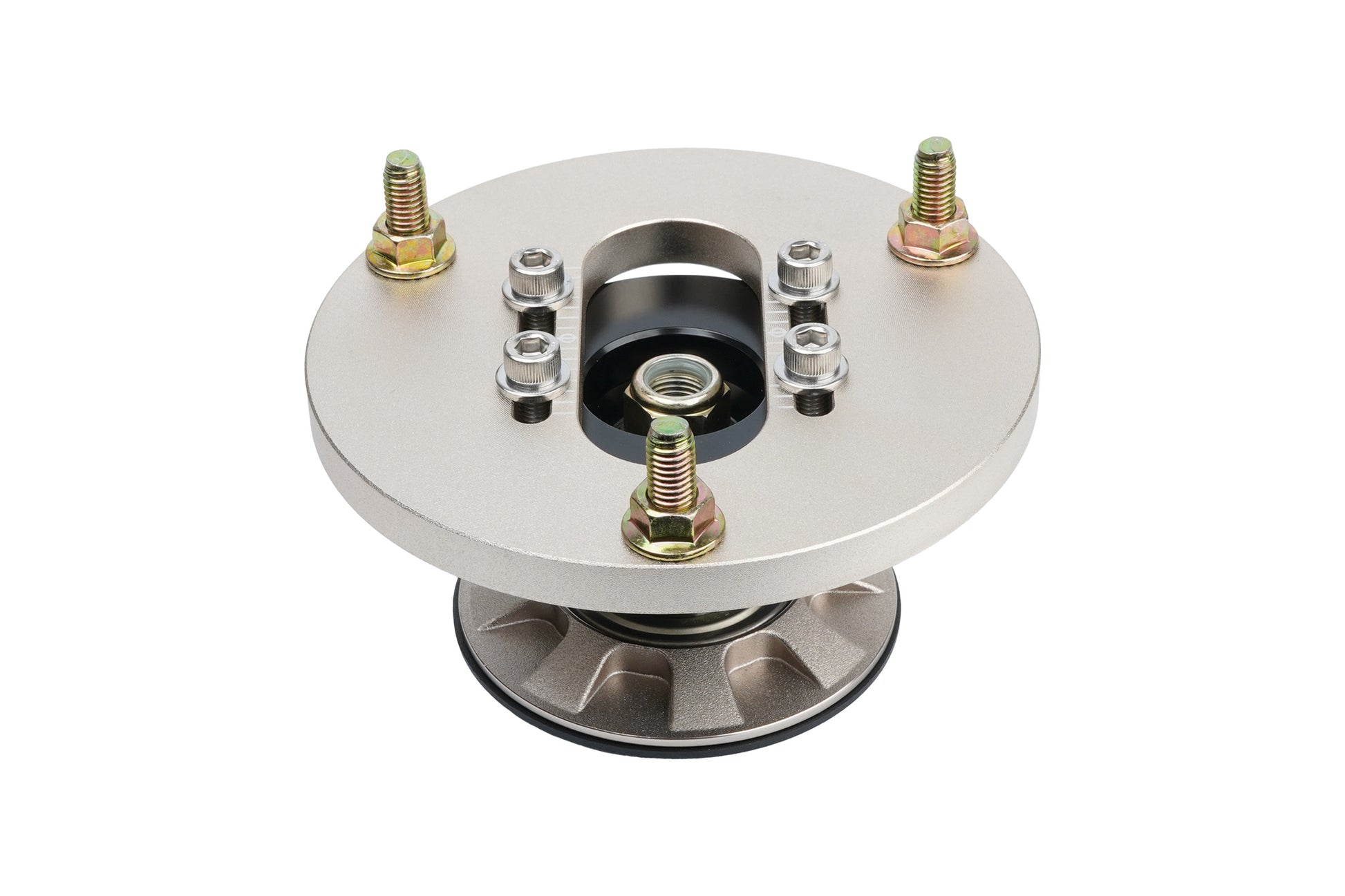 Gold BC Racing upper mount on white background