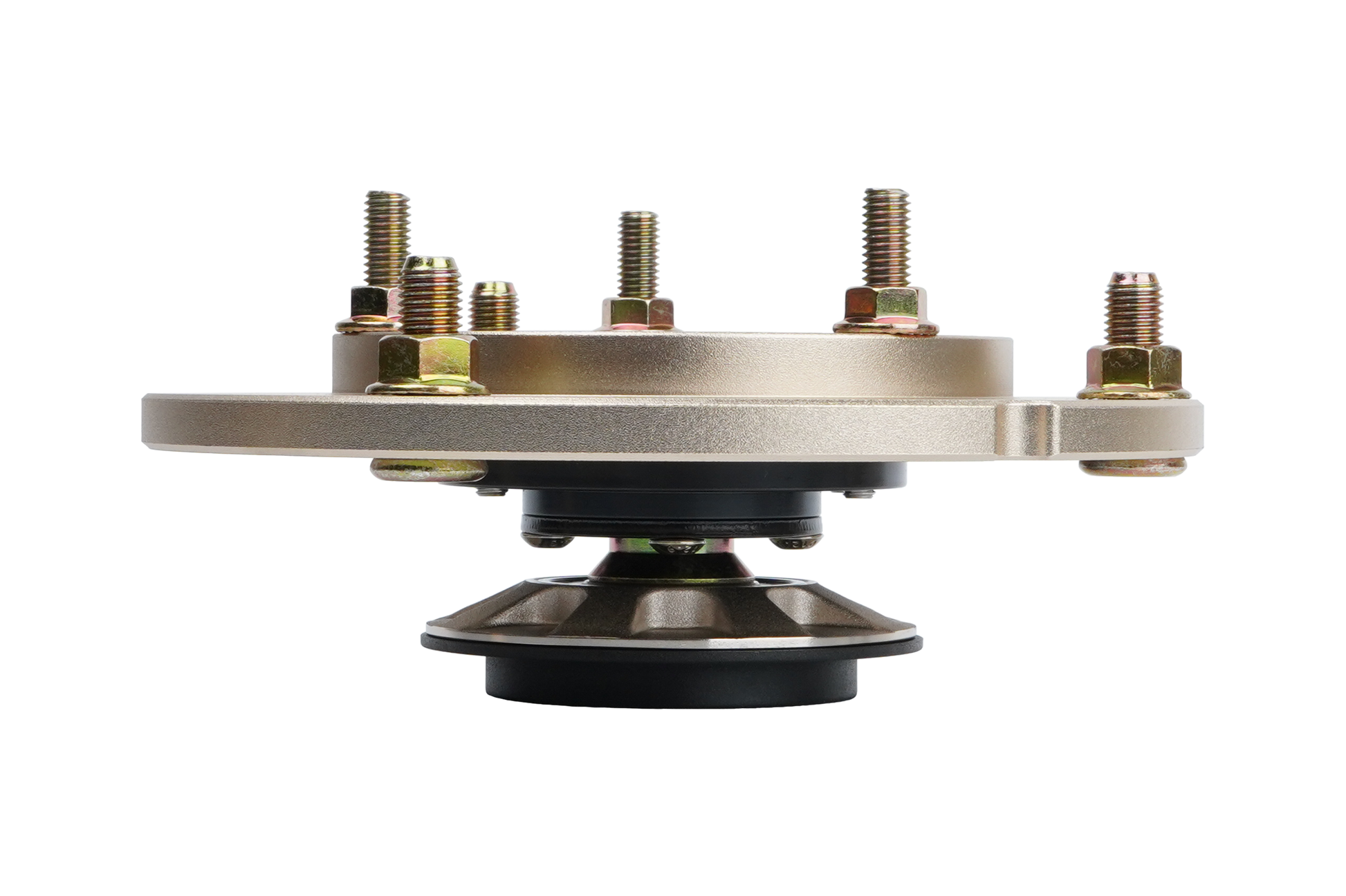 Gold BC Racing upper mount on white background