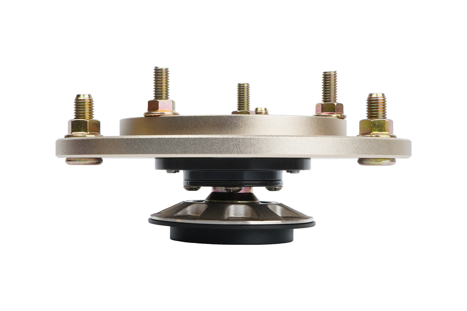 Gold BC Racing upper mount on white background