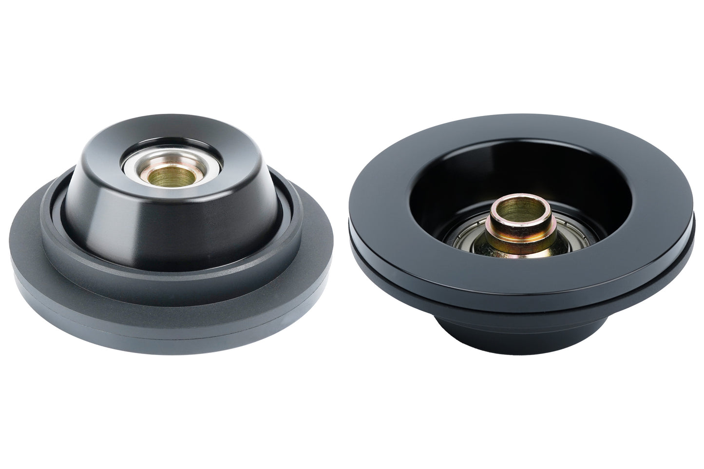 BC Racing BMW upper spring seat with koyo bearing on white background