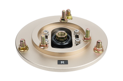 Gold BC Racing upper mount on white background