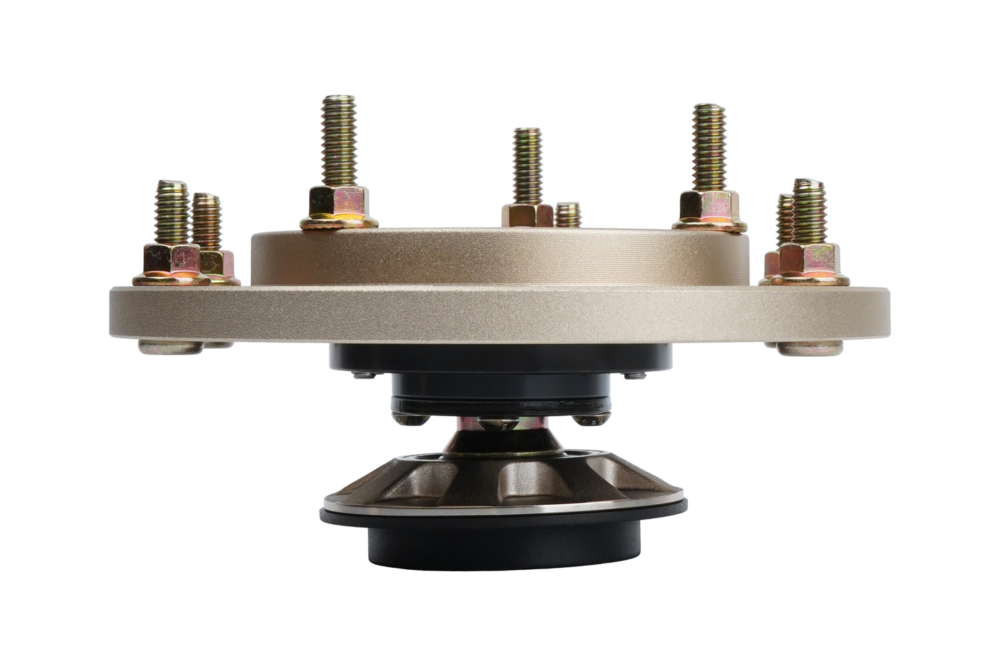 Gold BC Racing upper mount on white background