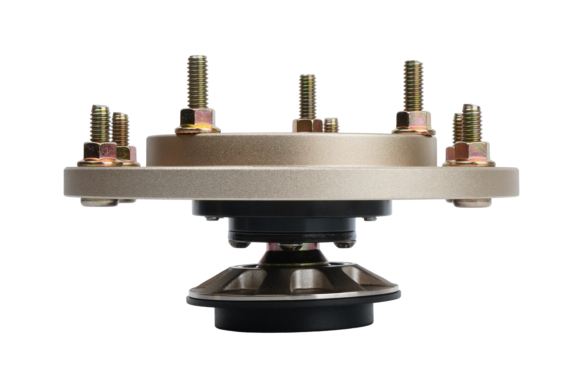 Gold BC Racing upper mount on white background