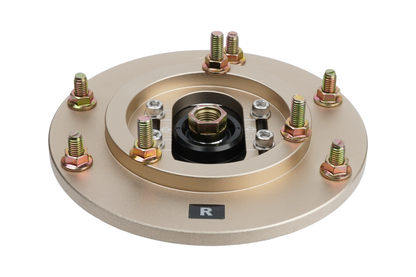 Gold BC Racing upper mount on white background